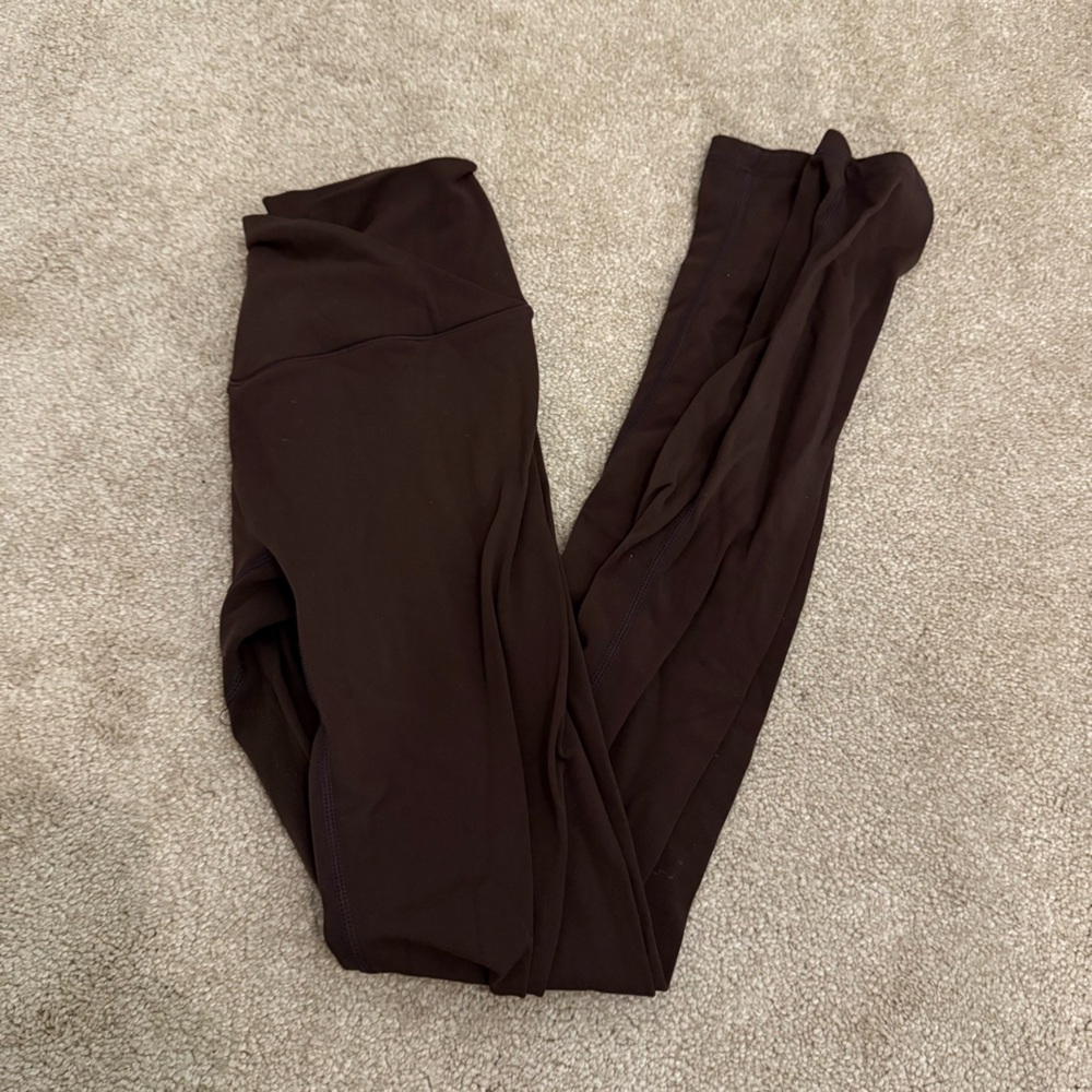 BuffBunny Chocolate Brown High-Waist Leggings - Picture 5 of 6